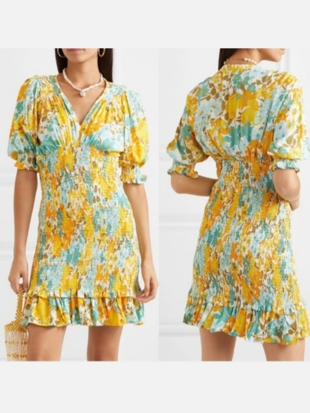 Faithfull The Brand Margherita Mini Dress Annina floral print 6